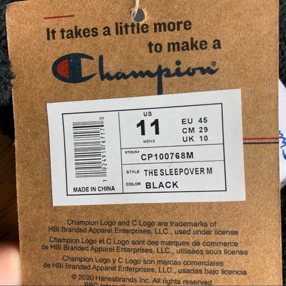 Champion Sleepover Slippers NIB - Picture 7 of 9